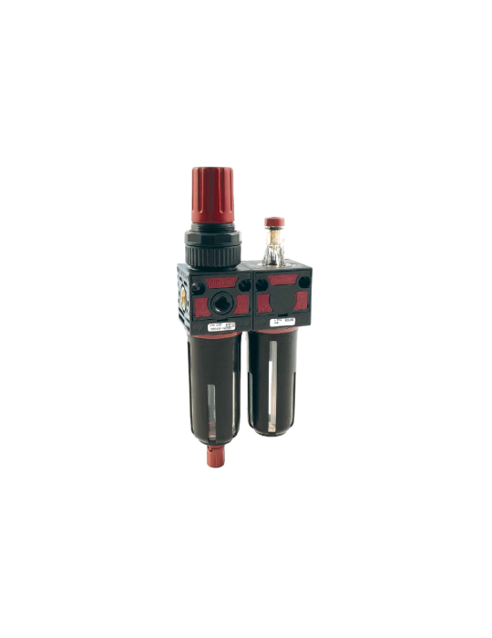 Filtro regulador de presión y lubricador 1/4" | Velfair