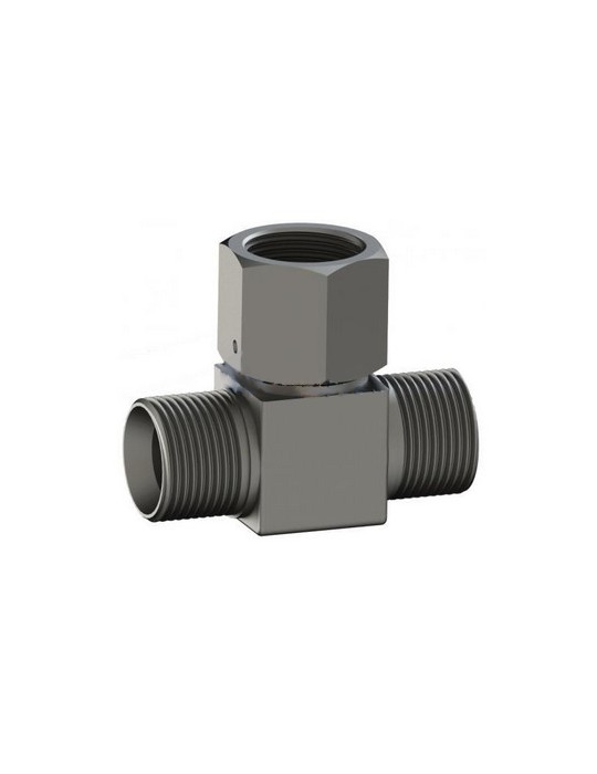 Racor TE cuadrada macho fijo hembra giratoria | Velfair