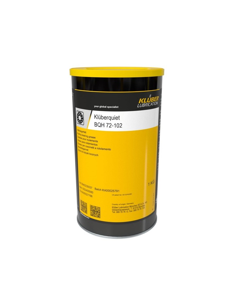 Kluber grasa Klüberquiet BQH 72-102 1Kg | Velfair