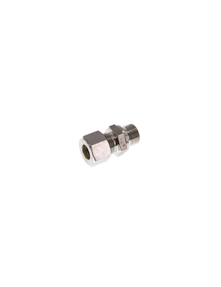 Racor DIN tuerca y anillo rosca macho 3/8" bsp