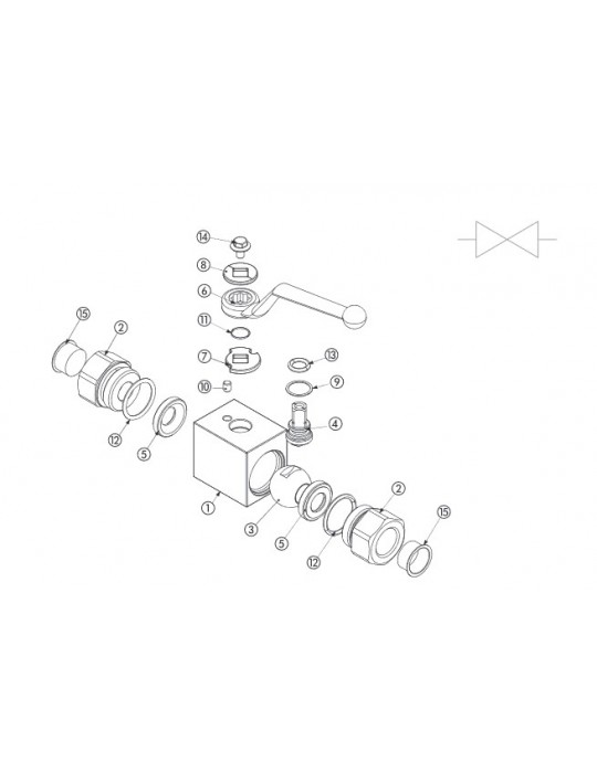 Válvula Hidráulica 2 Vías Partes
