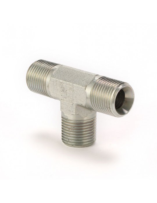 Racor hidráulico adaptador en forma T