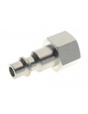 Adaptador enchufe Rápido neumático rosca hembra 1/4"