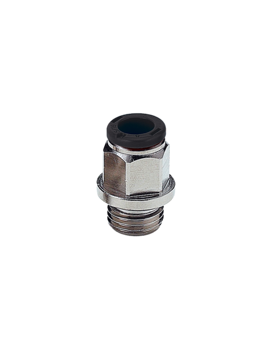 Racor instantaneo recto macho
