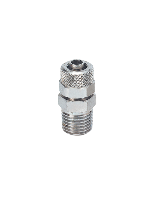 Racor neumatico recto macho