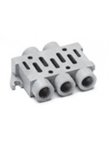 Sub-base individual ISO-1 conex. laterales G1/4" (BF-1061)
