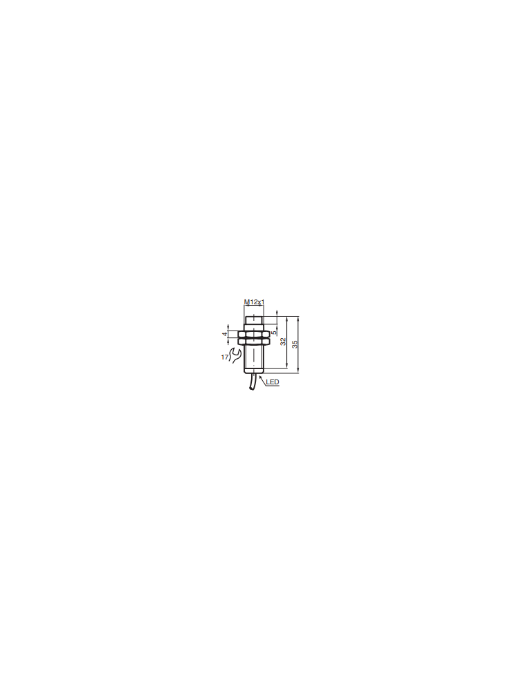 Detector de proximidad Pepperl+Fuchs NCN4-12GM35-N0