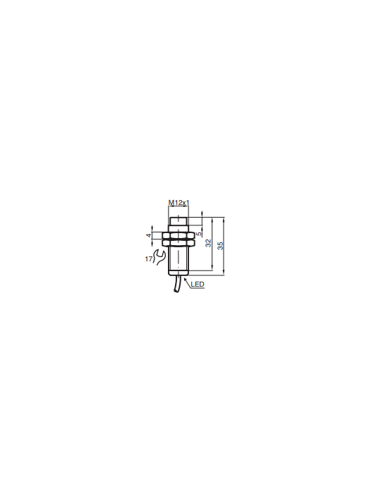 Detector de proximidad Pepperl+Fuchs NCN4-12GM35-N0