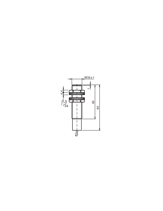 Detector de proximidad Pepperl+Fuchs CJ6-18GK-N