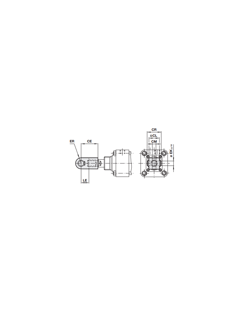 Fijacion "F" Cilindro M/950 - M (QM-409)