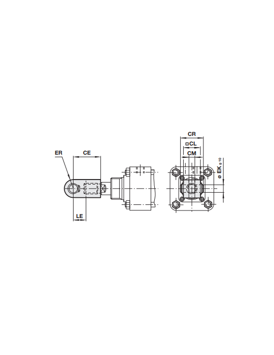Fijacion "F" Cilindro M/950 - M (QM-409)