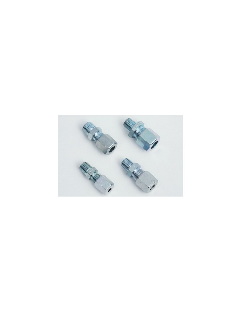 Racor DIN tuerca y anillo rosca macho 3/8" bsp