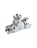Racor Hidráulico T lateral hembra-macho-macho BSP